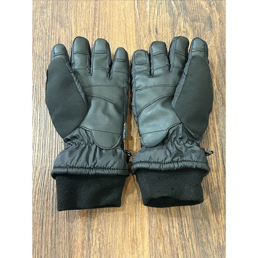 Carhartt Women's Quilted Insulated Cold Weather Breathe Black Gloves Large WA575